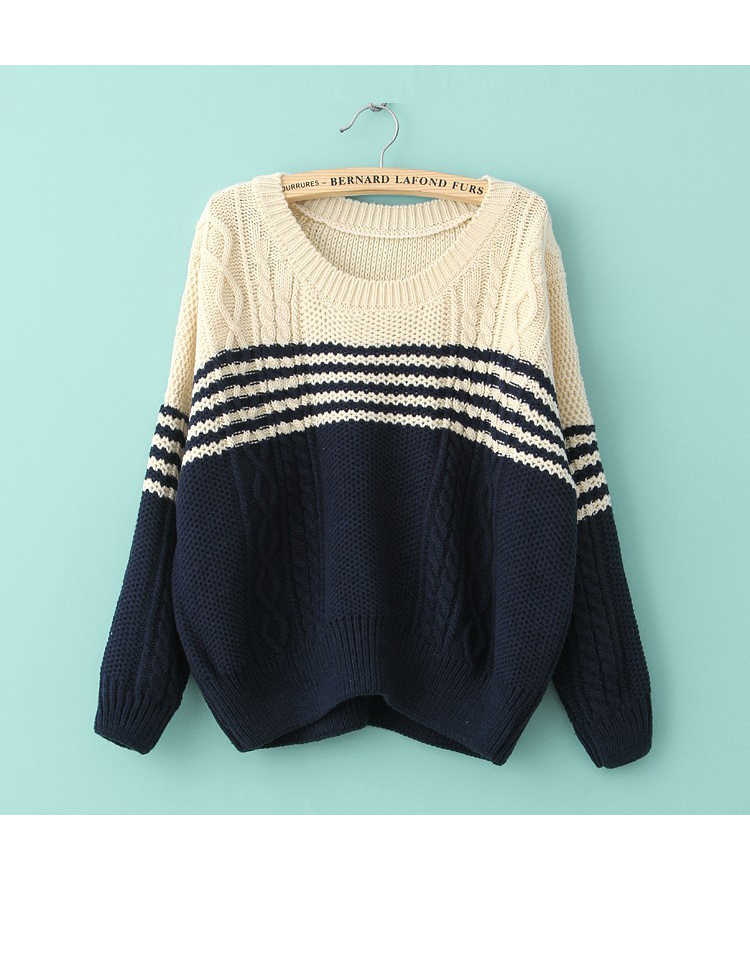Beauty Striped Sweaters/swt0110 on Luulla